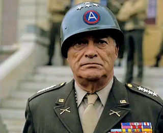 Als General Patton in de mini-serie "War & Rememberance" (ABC, 1989).