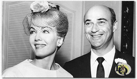 "Joanna Barnes and Larry Dobkin were married today at 4:30 at the Ambassador Hotel. Dr. Donald Curtis of Science of Mind Church officiated. Best man was William Conrad. matron of honor was Mrs. Richard Batchellor." (married Jun 24. 1961, divorced Jan 16. 1967)