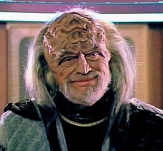 Dobkin as Klingon Ambassador Kell in "Star Trek". "The Mind's Eye" (May 27, 1991)