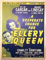 "A Desperate Chance for Ellery Queen" - filmposter