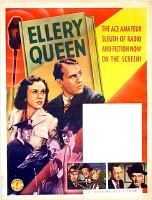 Zgn. "Stock Poster" van de Ellery Queen serie: "stock posters" waren voorzien van een witte ruimte waar titel en de rolverdeling kon worden vermeld. De titel bleef hetzelfde, de Ellery Queen-film werden naar voorgeschoven als reeks en deze "stock-posters" werden in vele zalen gebruikt om de films aan te kondigen. 