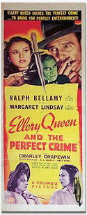 "Ellery Queen and the Perfect Crime" - Poster 