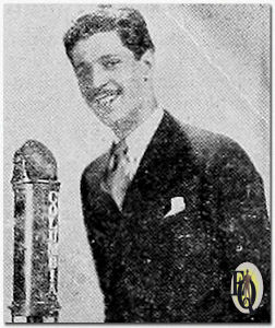 Kenneth Roberts, new CBS announcer, is heard locally through station WKRC on network programs. He left the stage in favor of radio broadcasting ("Weekly Radio Dial", May 28. 1931)