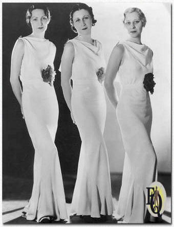 The Rhythm Girls met (van L naar R) Ester Ott, Florence Creagh en Gertrude Bates.