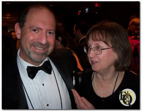Steve Steinbock with that other 97th Street Irregular Janet Hutchings. Photo courtesy of Steve Steinbock.