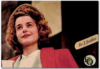 Joyce Jordan's brilliant career as a surgeon has not prevented her from developing into a desirable, vital woman. She came to New York from Centerfield, and built up a private practice. Joyce made both her office and home in one of the city's old, quiet brownstone neighborhoods (played by Gertrude Warner) (Aug, 1948).